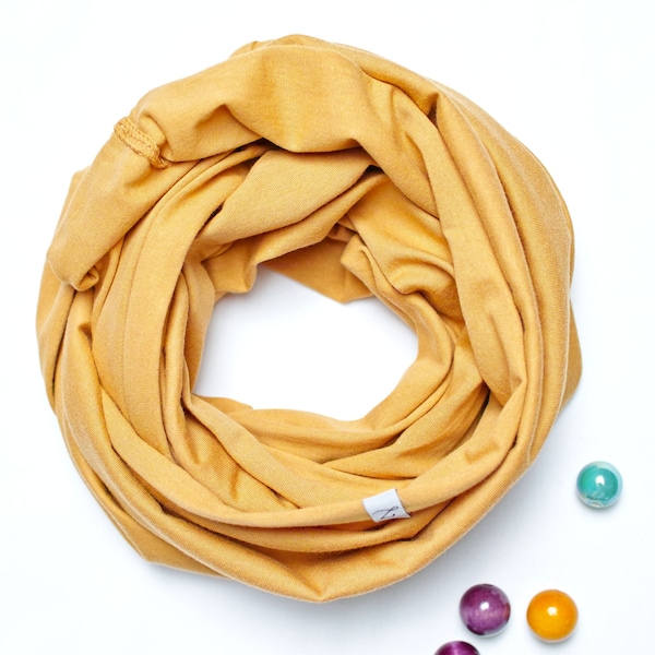 Cotton Infinity SCARF pour les enfants de 3-7 ans, écharpe taille unique pour les enfants, accessoires en coton pour les enfants, idées cadeaux