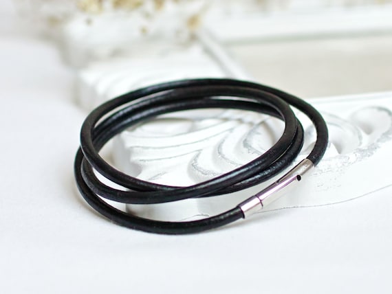 minimalist leather cord bracelet for women, leather cord bracelet, boho style leather bracelet for women, stacking bracelets