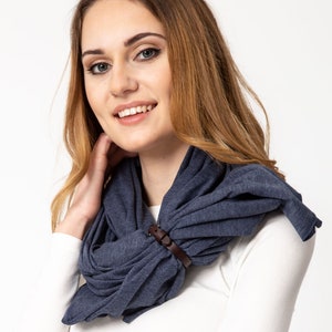 Women cotton scarf wrap, fashion scarf, ecofriendly scarf handmade, women cotton shawl, cotton spring shawl