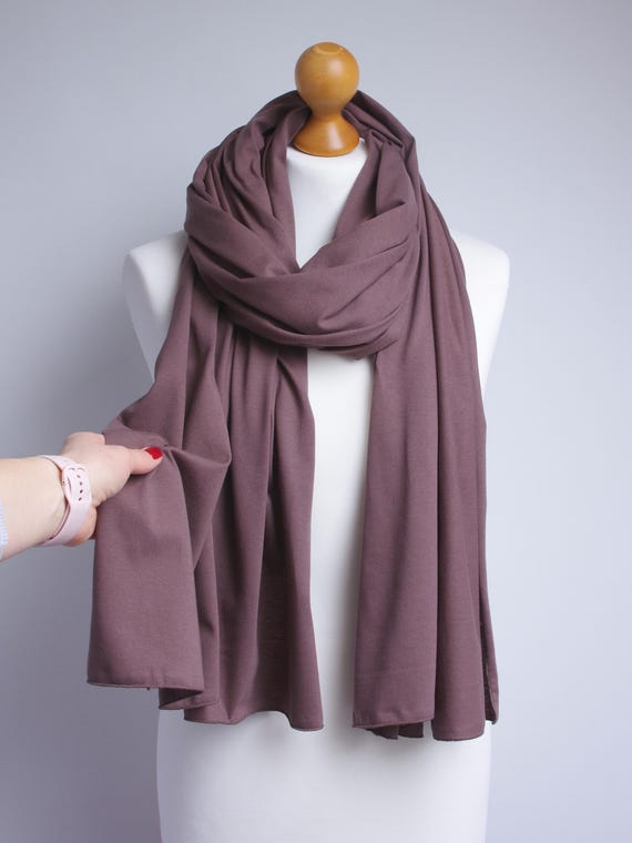 Cotton JERSEY scarf wrap, scarf made of 100% cotton jersey, all season cotton jersey, scarves wraps cotton, unisex scarf