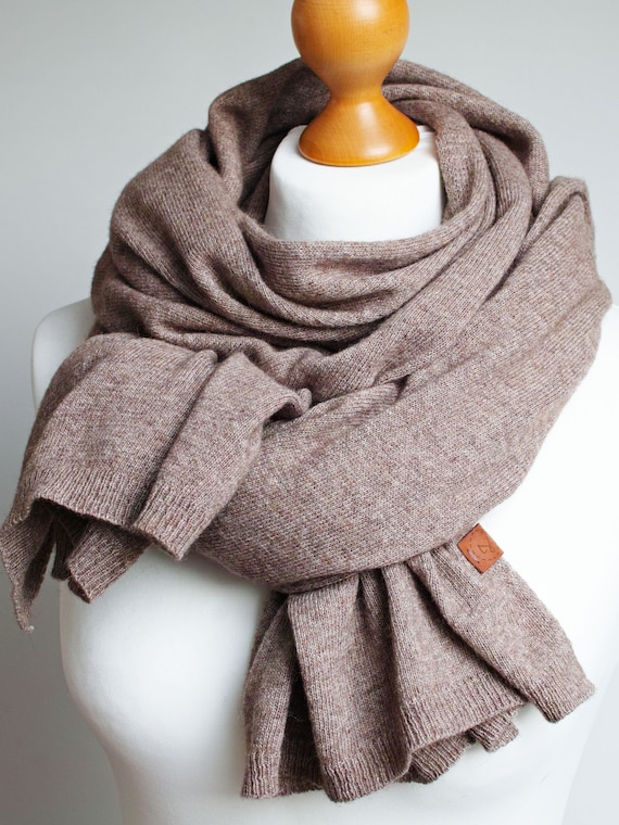Wool scarf, BEIGE scarf for women, WINTER fashion, gift ideas, winter fashion accessories, wool scarf, warm scarf for winter, shawl