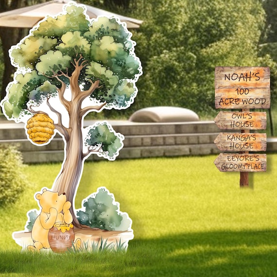 PitBabe2 Pooh サイン入り トレカ LevelUpFM Downloadable Cutout Decor: Classic Winnie the Pooh With Honey Jar