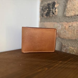 Cartera de piel de grano completo para hombre / regalo para hombre / accesorio para hombre / cartera para hombre personalizada