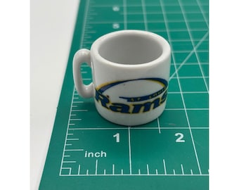 Taza miniatura de cerámica coleccionable de los St. Louis Rams de la NFL, 1,25 pulgadas