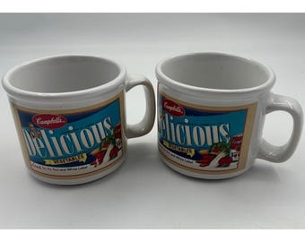 Juego de 2 tazas de sopa Campbell's Delicious Vegetables Sweetened By The Sun (2005)