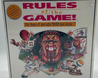 Juego de mesa vintage de 1995 con reglas selladas de Game Technologies