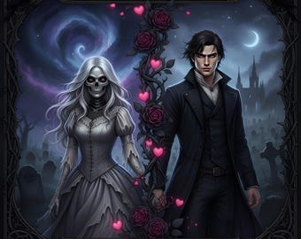 Gothic Horror Romance Coloring Book: Spooky Halloween Couples (PDF)