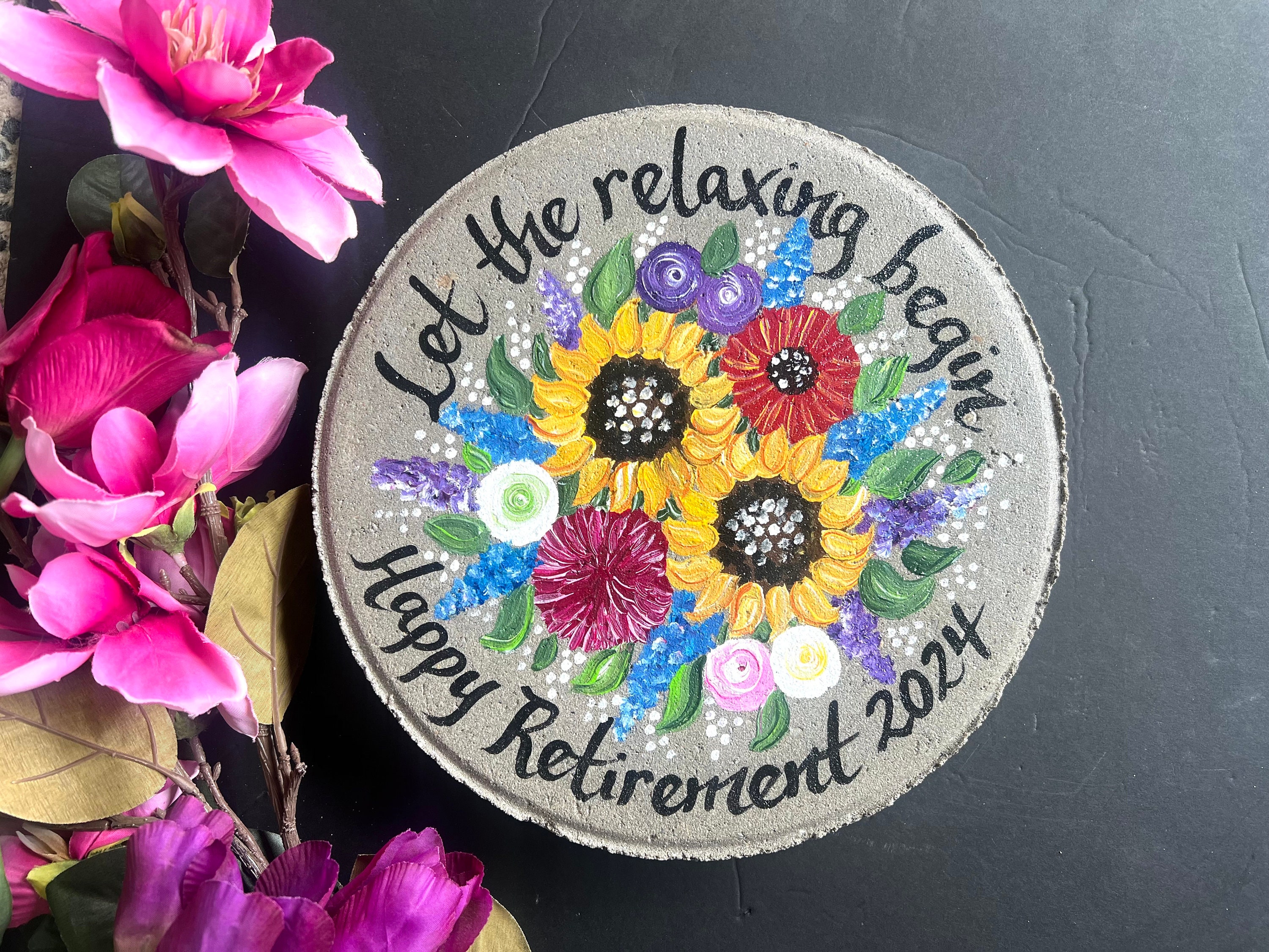 Engraved In Loving Memory Heart Memorial Garden Stone - Memorial Gift Idea