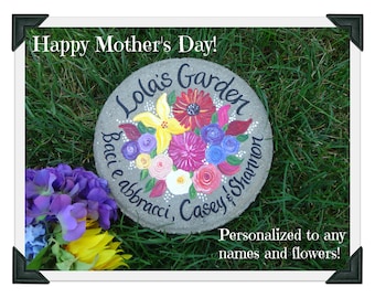 Grandmothers Day Stepping Stone, Mothers Day, Mother's Day Gifts, Mothers Day Garden Stone, Mother's Day Gift, Garden Gift, Gift for Mother