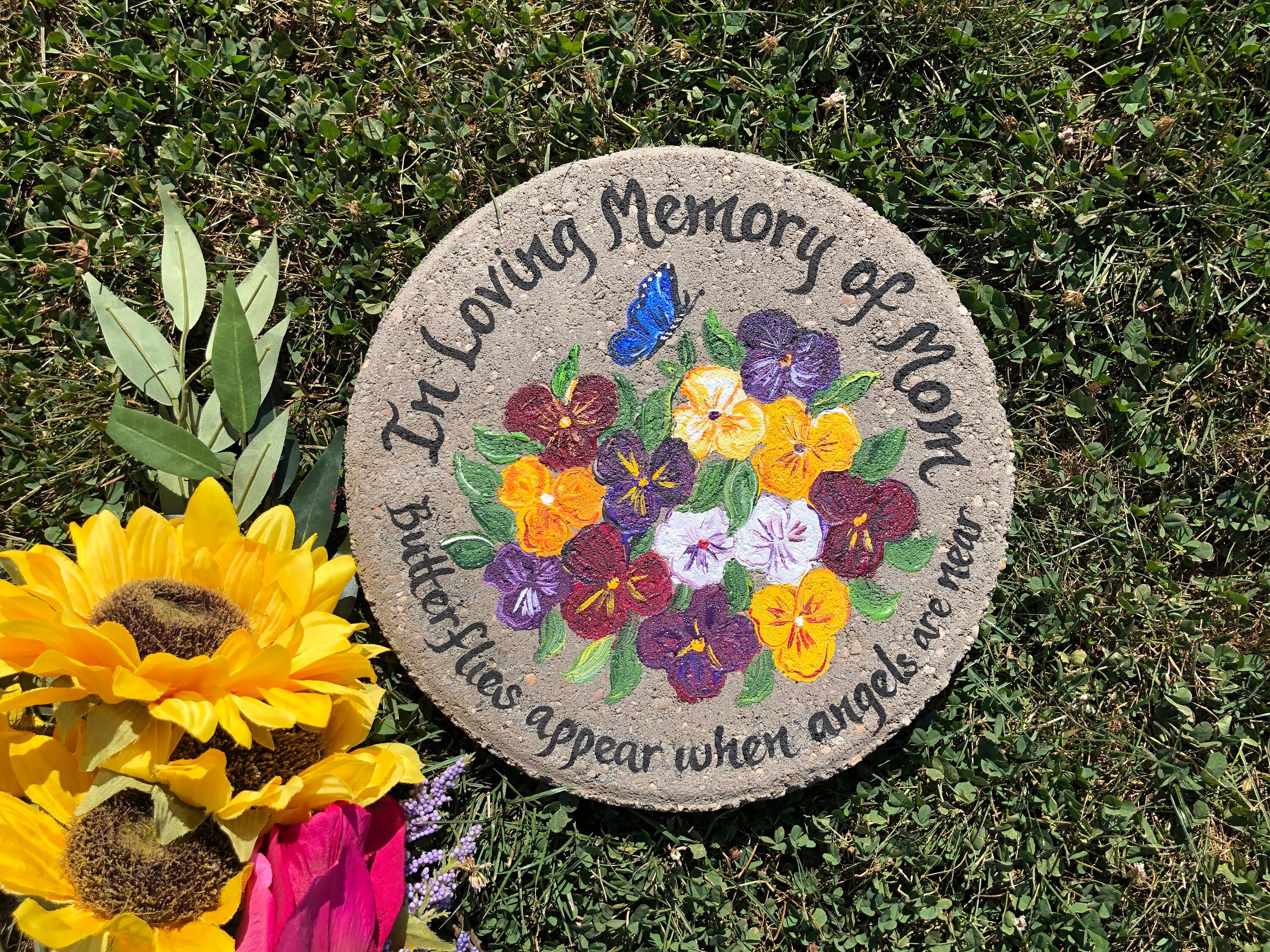 MEMORIAL Gifts Memorial Garden Stone Memorial Gift Etsy