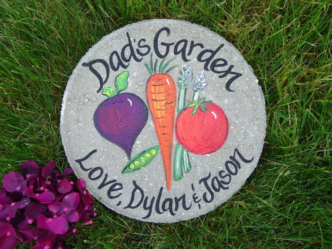 Fathers Day Gift, Gift for Dad, Father's Day Gift, Hand Painted Garden ...
