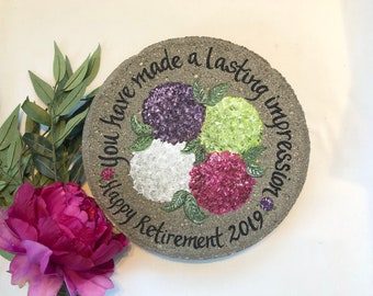 RETIREMENT GIFT, Employee Appreciation, Employee Recognition, Retirement Gifts, Painted Hydrangeas, Employee, Gift for Teacher, Retirement