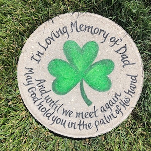 personalized memorial garden stones for dad