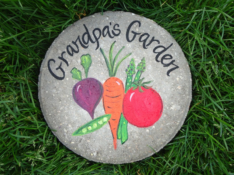 GRANDPA'S GARDEN Father's Day Gift Personalzied Etsy