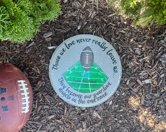 DETROIT LIONS FOOTBALL Memorial, Garden Stone, Sports fan memorial gift, Touchdown, Football Gifts, Paver Stone, Pick Your Tram Logo! - 12”