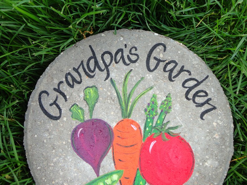 GRANDPA'S GARDEN Father's Day Gift Personalzied Etsy