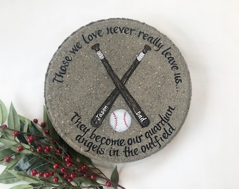 BASEBALL Memorial Gift, Bereavement Gifts, Memorial Gift Ideas, Sympathy Gifts, Baseball Fan Memorial Gift Ideas, Memorial Stones, Sports