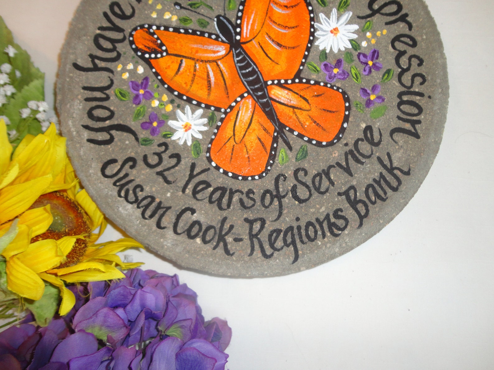 Retirement Gift MONARCH BUTTERFLY Retirement Stone Etsy