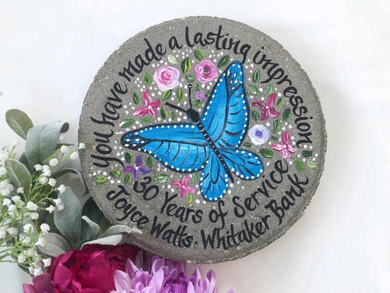 Employee Appreciation Gifts Retirement Gifts Blue Butterfly Etsy