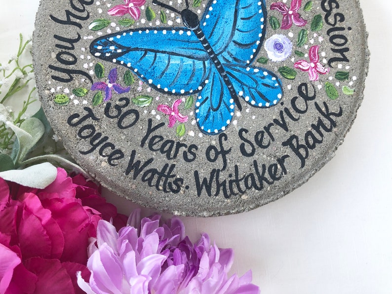 Employee Appreciation Gifts Retirement Gifts Blue Butterfly Etsy