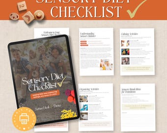 Lista de verificación de la dieta sensorial