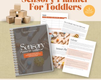 Planificador sensorial semanal para niños pequeños