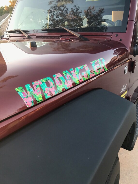 Items similar to Custom Jeep Hood Decals on Etsy