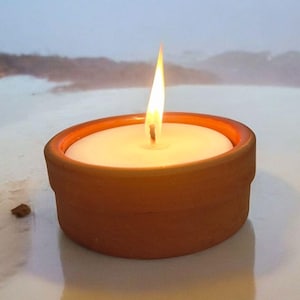 Terracotta Pot Soy Candle, Handmade Natural Wax Candle, Eco-Friendly Scented Candle, Rustic Home Decor, Cozy Aromatherapy Gift, Earthy Candl