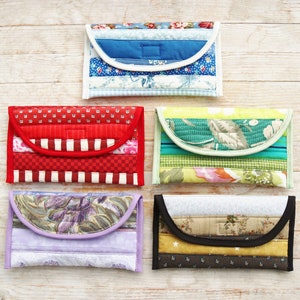 Patchwork Eyeglass Case: Quilted Sunglass Pouch, Soft Phone Cozy