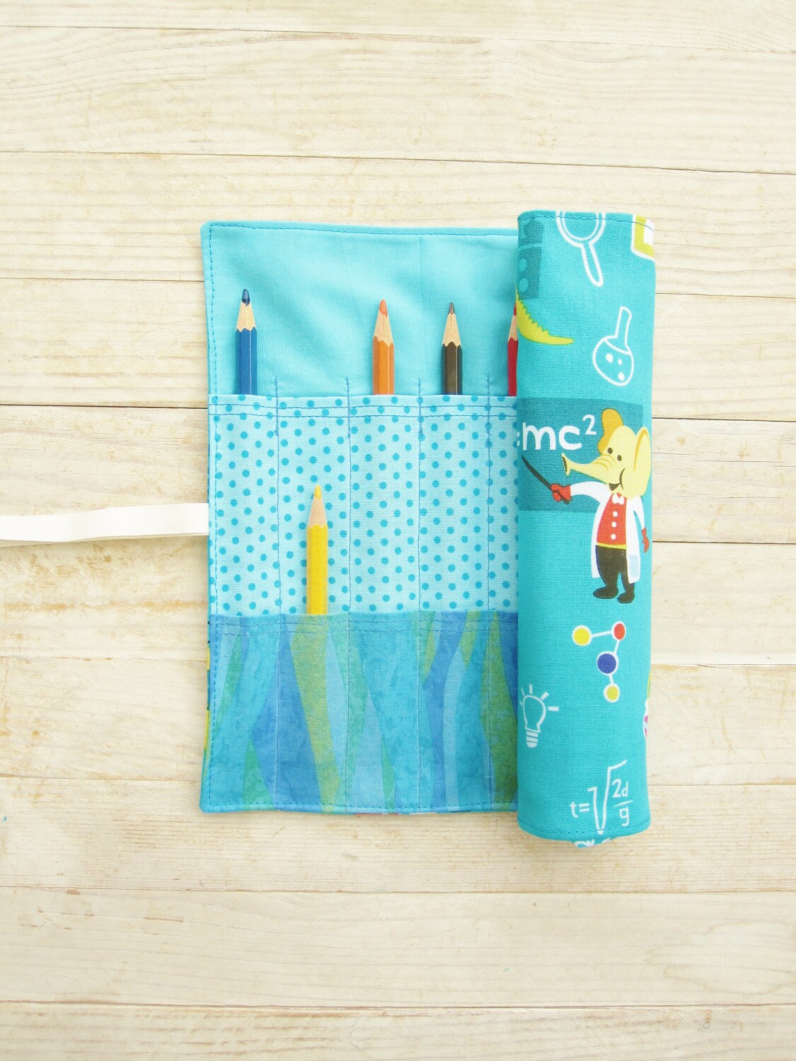 Roll up Pencil Case Crochet Hook Case Paintbrush Makeup Brush Etsy
