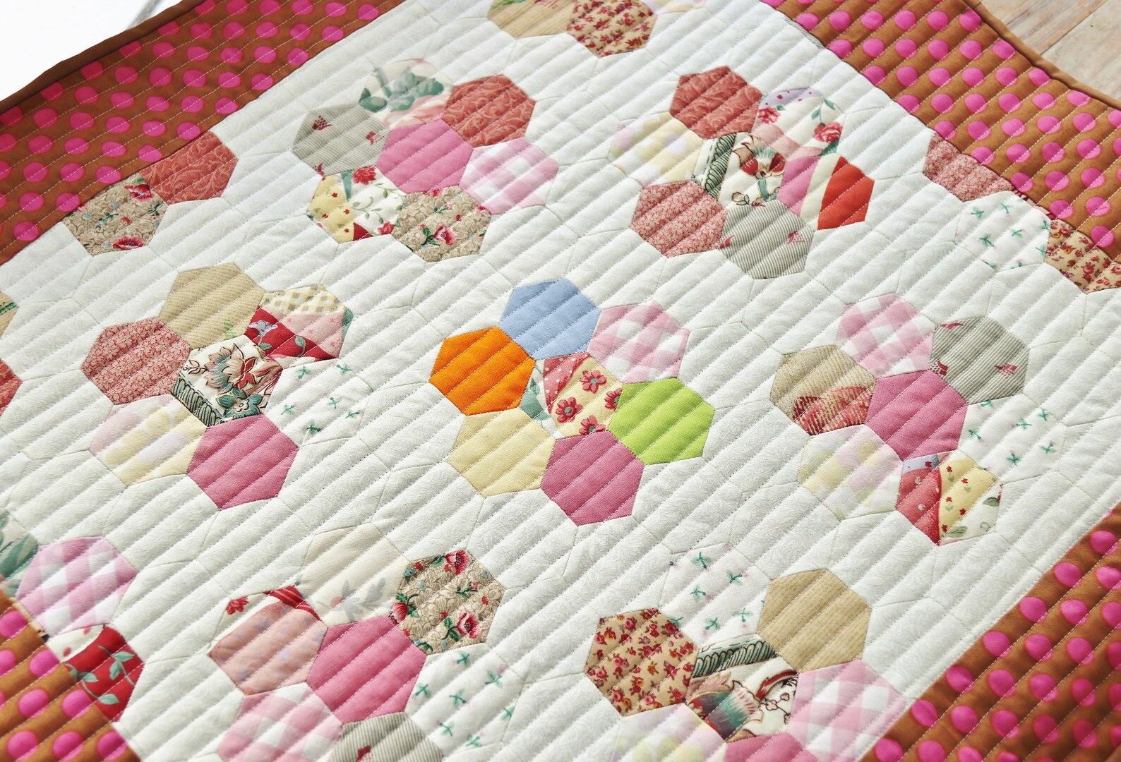 Quilt Baby Patchwork Newborn Crib Pram Stroller Bedding Pink Etsy