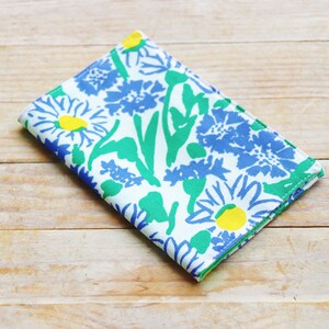 Passport cover 7 options holder sleeve travel wallet case organizer green pink red gray black printed cotton pocket 4" x 6" travelers gift