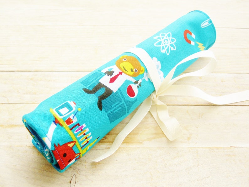 Roll up Pencil Case Crochet Hook Case Paintbrush Makeup Brush Etsy