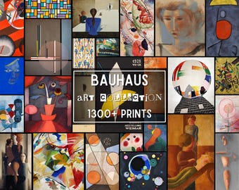 1300+ Bauhaus Digital Art Prints, High-Def Downloads, Modernist Paintings by Klee, Kandinsky, Moholy-Nagy, Schlemmer, van Doesburg