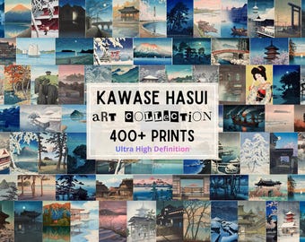 400+ Kawase Hasui Prints 10K+ Ultra HD, Shin-Hanga Japanese Woodblock Landscapes, Ukiyo-e Art, 川瀬巴水浮世絵, 川瀬巴水デジタル版画