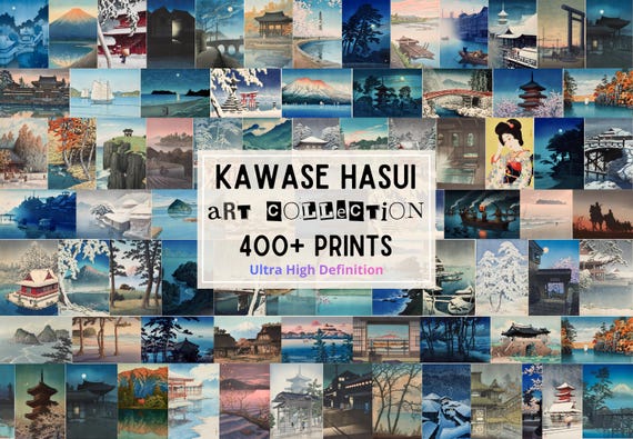 400+ Kawase Hasui Prints 10K+ Ultra HD, Shin-Hanga Japanese Woodblock Landscapes, Ukiyo-e Art, 川瀬巴水浮世絵, 川瀬巴水デジタル版画