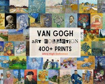 400+ Vincent van Gogh Paintings & Drawings, 10K+ Ultra HD Art Collection, Post-Impressionist Masterpieces