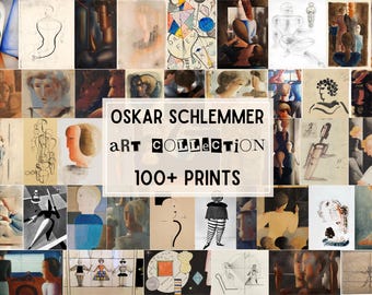 100+ Oskar Schlemmer Artworks, Bauhaus Art Prints, High-Resolution Abstract & Photogram Downloads, Modernist Wall Art, Famous Art