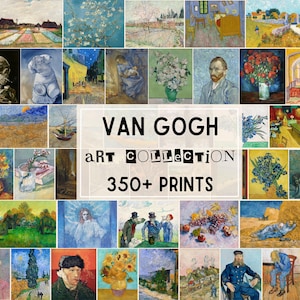 Oltre 350 dipinti e disegni di Vincent van Gogh, collezione d'arte ad alta risoluzione, famosi capolavori post-impressionisti, arte murale stampabile