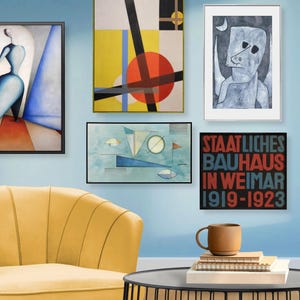 1000+ Original Bauhaus Art Prints, Ready to Print Digital Downloads, Modernist Paintings, Functional Design Art, Famous Art for Wall Decor