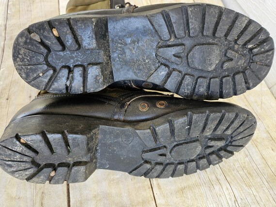 Vintage 9R Jungle Boots, Vietnam War Military Com… - image 8