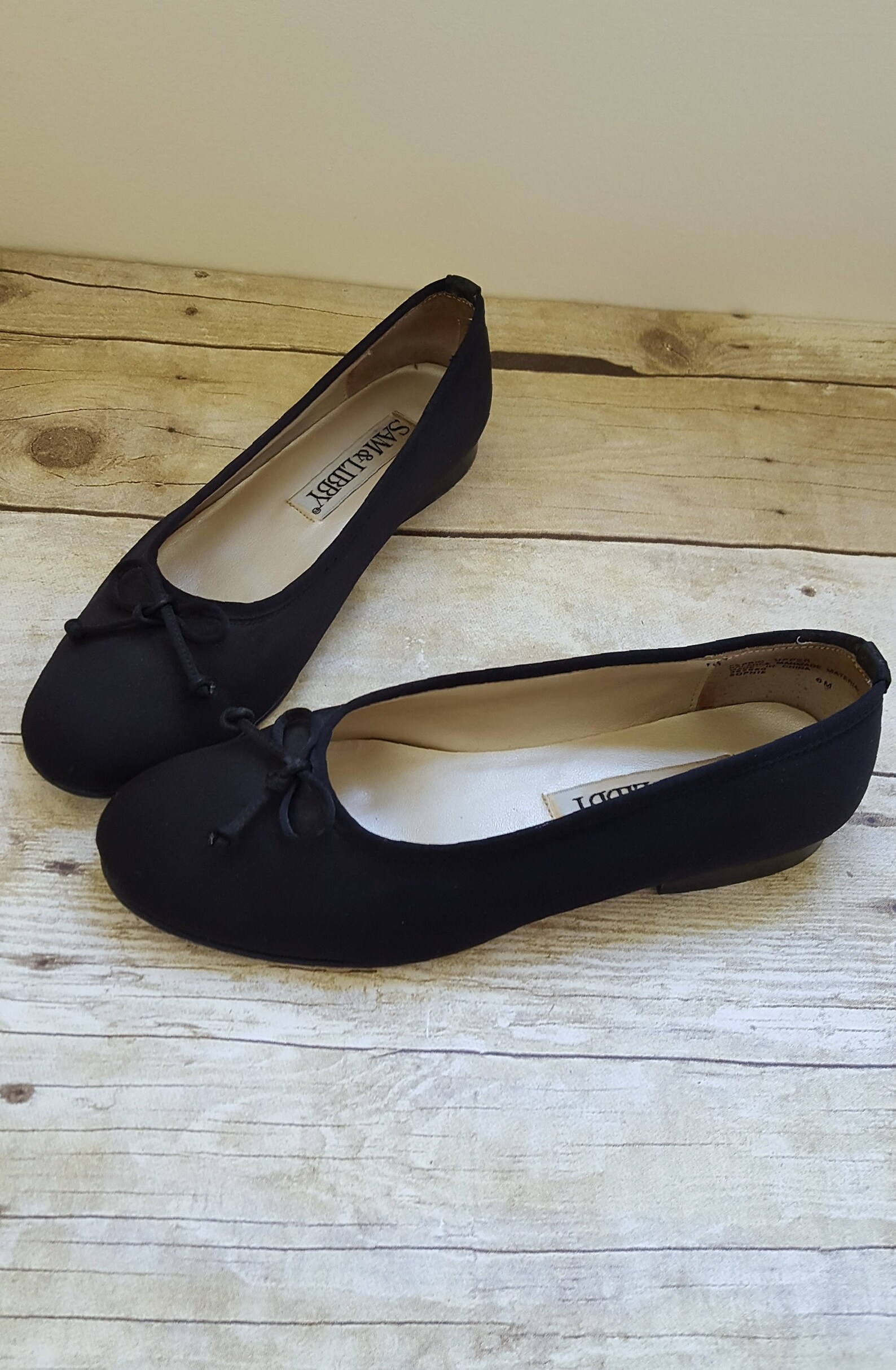 simple black flats