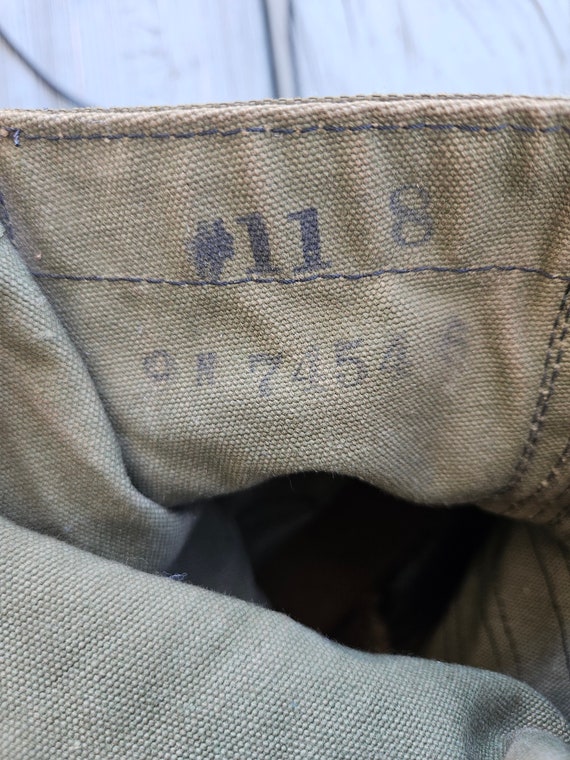Vintage 9R Jungle Boots, Vietnam War Military Com… - image 10