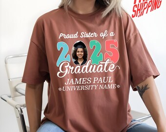 Personalized 2025 Graduation Shirt: Proud Family Graduate Tee