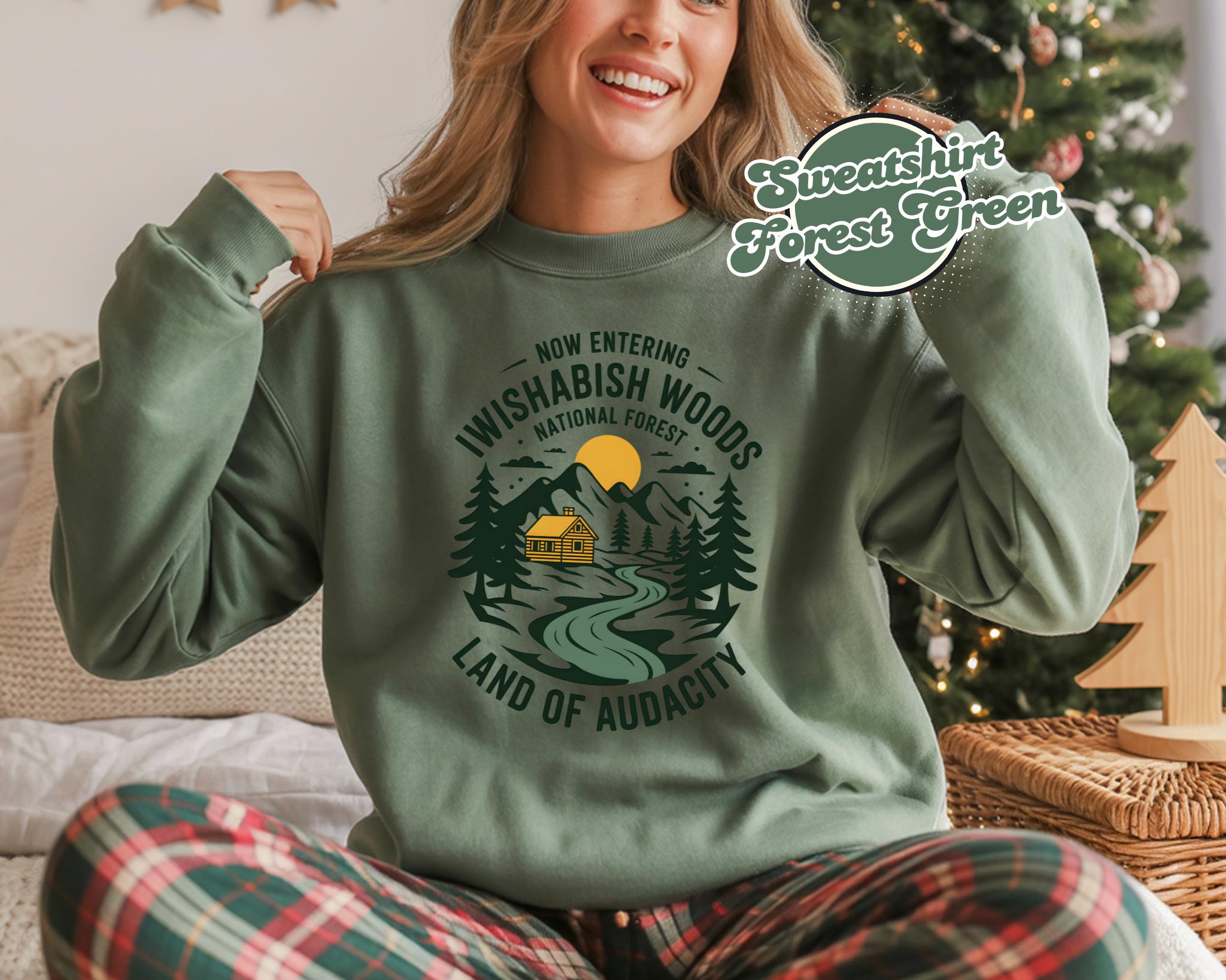 Iwishabish Woods National Forest Land of Audacity Tshirt, Funny