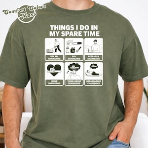 Things I Do in My Spare Time Chainsaw shirt, Funny Grandpa Gift Birthday, Arborist shirt, Father’s Day Chainsaw & Logger T-Shirt Gift Tees