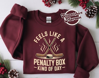 T-shirt de hockey amusant, Idées cadeaux hockey, Cadeau pour joueur de hockey sur glace, Sweat-shirt pour le jour du match, Vêtements pour fan de hockey