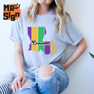 Louisiana Karneval Shirt, Louisiana Zustand Shirt, Louisiana Zustand Karte Shirt, New Orleans Karneval Shirt, Karneval Karneval Getränk Shirt