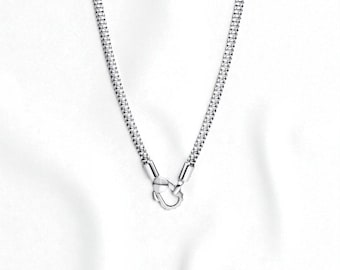 Silver Chain Necklace, Sterling Silver Jewellery Accent for Elegant Style, Silver Chain for Women, Elegant Gift for Her