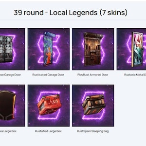 RUST - Twitch Drop - 39 ROUND - 7/7 SKINS Steam only